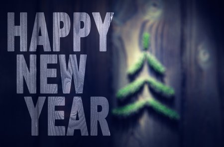 Happy New Year and Merry Christmas theme