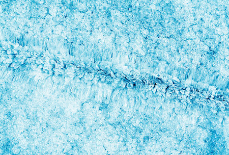 porous ice closeup - abstract background