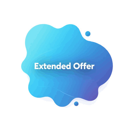 Abstract modern gradient banner with liquid shape. Gradient background. Vector illustrationのイラスト素材