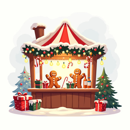 Frog and man in living room. Vector illustration in flat styleのイラスト素材