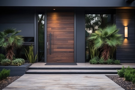 expensive wooden dark entrance minimalists door inspiration ideasの素材