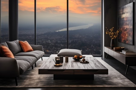 dark gray living room decoration inspiration ideasの素材