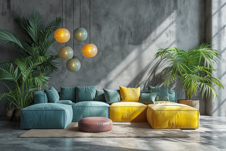 sofa in modern minimalist house decoration style inspiration ideasの素材