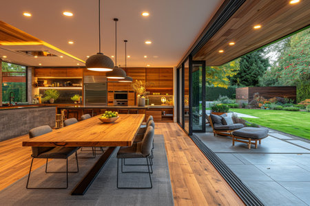 a simplistic modern room in modern house interior decoration style inspiration ideasの素材