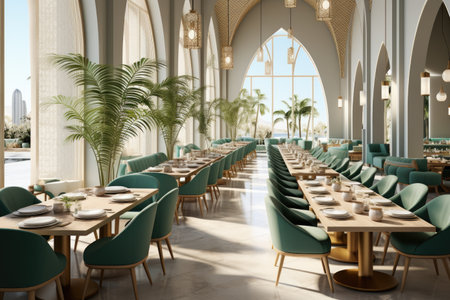 interior design restaurant with touch of culture saudi Arabia inspiration ideasの素材
