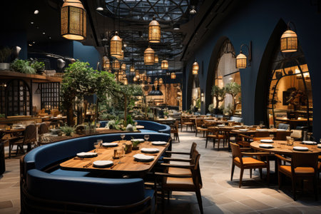interior design restaurant with touch of culture saudi Arabia inspiration ideasの素材