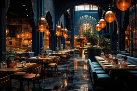 interior design restaurant with touch of culture saudi Arabia inspiration ideasの素材