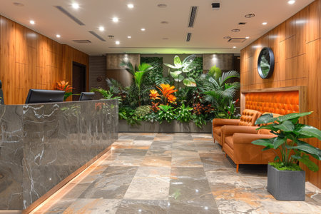 interior design for large corporate office space style inspiration ideasの素材