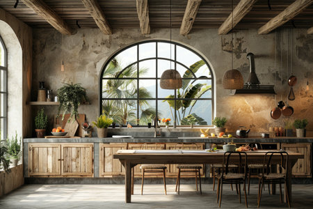 design boho interior and rustic theme inspiration ideasの素材