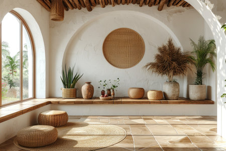 design boho interior and rustic theme inspiration ideasの素材