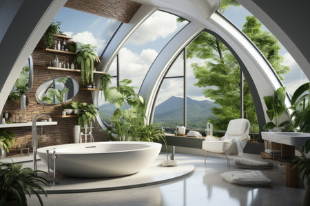 ecological resort of the bathroom decoration inspiration ideasの素材