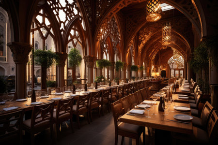 Restaurant cafe interior arabic style inspiration ideasの素材