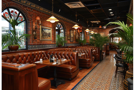 Restaurant cafe interior arabic style inspiration ideasの素材