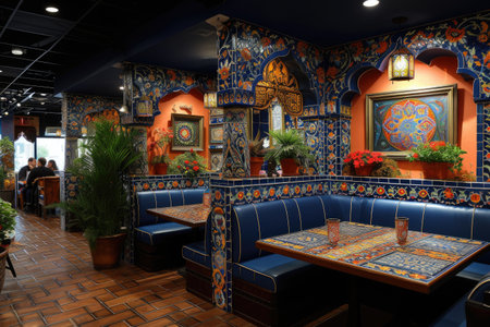 Restaurant cafe interior arabic style inspiration ideasの素材