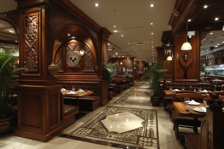Restaurant cafe interior arabic style inspiration ideasの素材
