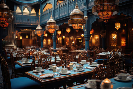 Restaurant cafe interior arabic style inspiration ideasの素材