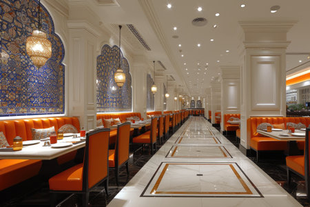 Restaurant cafe interior arabic style inspiration ideasの素材