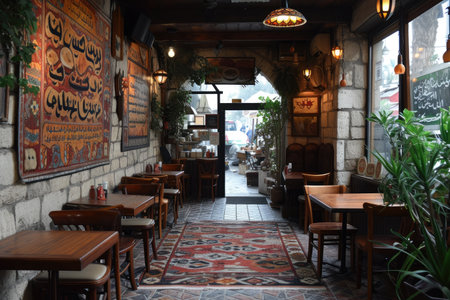 Restaurant cafe interior arabic style inspiration ideasの素材