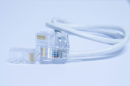 cable and rj45の写真素材