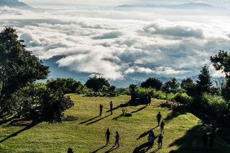 The view from the top of the mountain. Thailandの写真素材