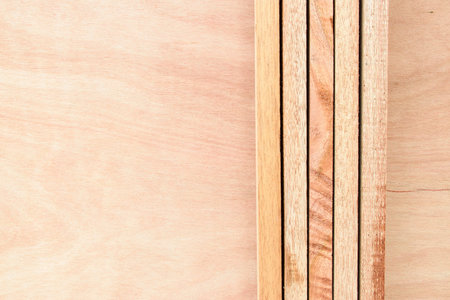 Wood for construction material