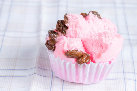 Pui Fai is Thai dessert cake made from flour and sugarの写真素材