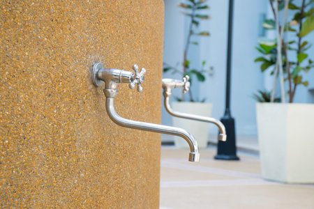 silver color Metal faucet