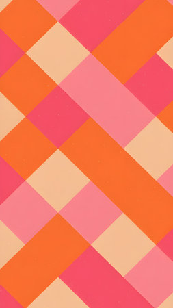 Geometric checkered texture in warm tones, great for textile prints, wallpapers, or paper goods.の素材