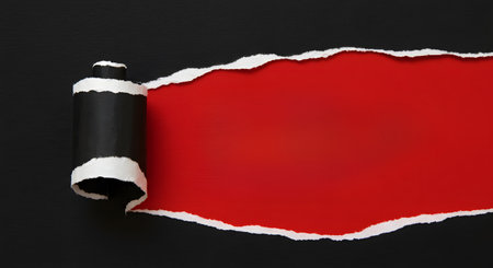 Ripped red background with Black backgroundの素材