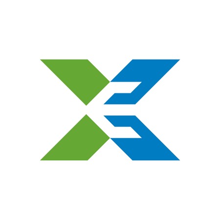 Typography for acronym EXのイラスト素材