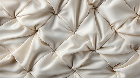 The intricate ivory pattern of the fabric delicately graces the room, adding a subtle touch of elegance and warmth to the indoor atmosphereの素材