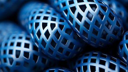 The vibrant blue ball shimmers with a mesmerizing energy, drawing you in with its boldness and sparking a sense of playful curiosityの素材