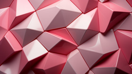 An intricate and delicate display of origami mastery, as soft pink and pristine white paper folds into a mesmerizing geometrical surface, evoking feelings of wonder and aweの素材