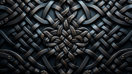 A mesmerizing display of intricate metalwork, bursting with dynamic patterns and bold design, evoking a sense of wonder and fascinationの素材