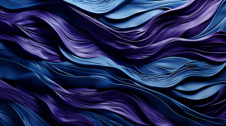 An electrifying masterpiece, swirling with abstract energy in a mesmerizing display of vibrant blues and purplesの素材