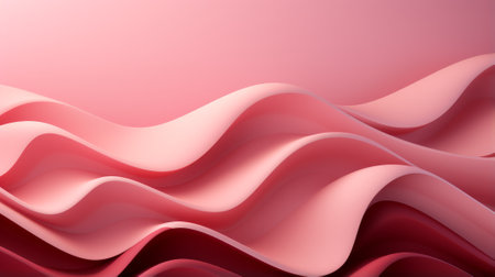 Swirling waves of pink and peach dance across an abstract canvas, evoking a sense of playful design and untamed emotionの素材