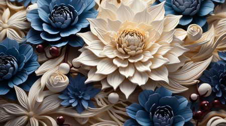 The delicate petals of a vibrant flower beckon the viewer to immerse themselves in the wild and fluid beauty of natureの素材