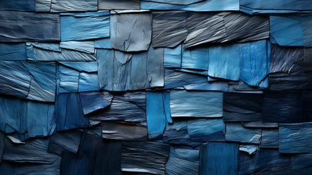 An enigmatic display of nature and man-made elements colliding in a symphony of texture, color, and structureの素材