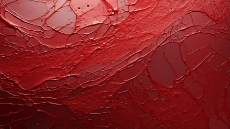 A vibrant maroon canvas dances with abstract strokes of carmine, igniting a fiery passion that jumps off the pageの素材