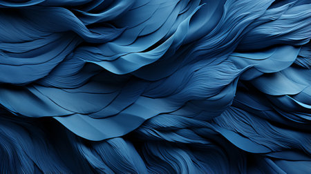 An undulating ocean of cerulean hues, adorned with playful, untamed strokes, evokes a sense of boundless freedom and fluidity in this abstract masterpieceの素材
