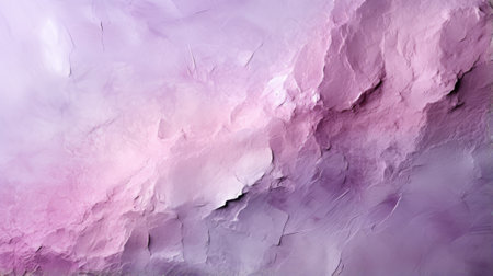 An eclectic blend of vibrant purples and pinks dance across the abstract painting, inviting the viewer into a world of lilac dreams and magenta fantasiesの素材