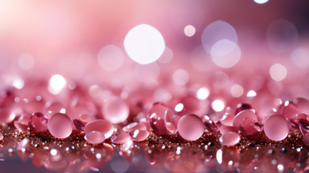 A vibrant cluster of magenta orbs radiating a soft, ethereal light, evoking feelings of whimsy and wonderの素材