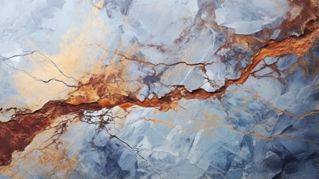 An evocative abstract painting captures the rugged texture and timeless essence of a single rock, inviting viewers to contemplate the beauty and mystery of the natural worldの素材