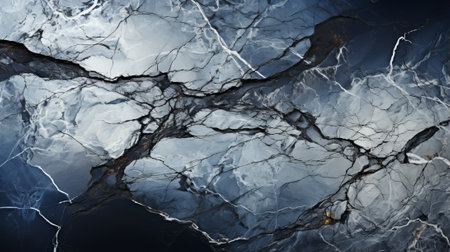 A geological masterpiece, this intricately patterned rock serves as a natural map of the earth's rich historyの素材