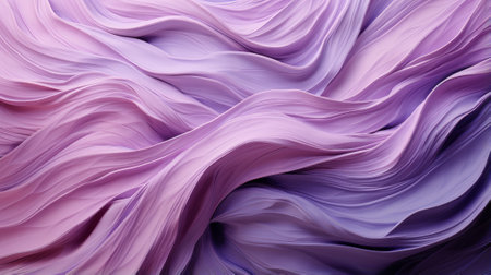 An ethereal blend of lilac and violet hues swirl together on a dreamy abstract fabric, evoking a sense of tranquility and softnessの素材