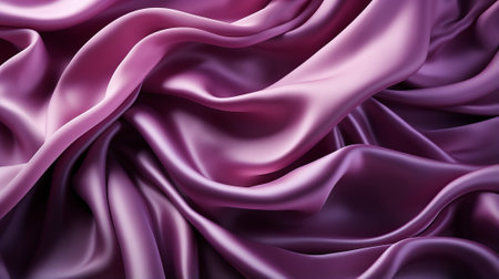 A rich, velvety purple silk cloth adorned with delicate lilac and magenta hues, evoking a sense of luxury and elegance in its intricate fabric foldsの素材