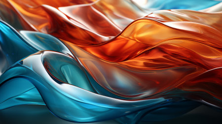 A vibrant and intricate masterpiece, pulsating with the energy of abstract expressionism, captured in a mesmerizing vector graphic of swirling colors and texturesの素材