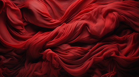 A delicate rose-hued fabric cascades over the woman's body, its rich maroon folds adorned with intricate peach-colored flowers, evoking a sense of femininity and eleganceの素材