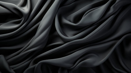 A mysterious, textured landscape of intricate folds and shadows, evoking a sense of depth and intrigue through the simple medium of fabricの素材