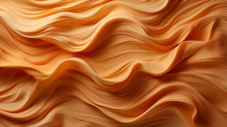 A vibrant peach fabric, with an intricate abstract pattern, evoking a sense of playful elegance and inviting touchの素材